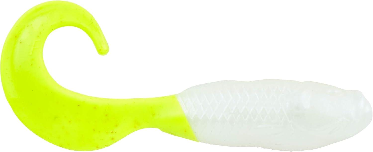 imageBerkley Gulp Alive Swimming Mullet Saltwater Fishing Soft BaitPearl WhiteChartreuse