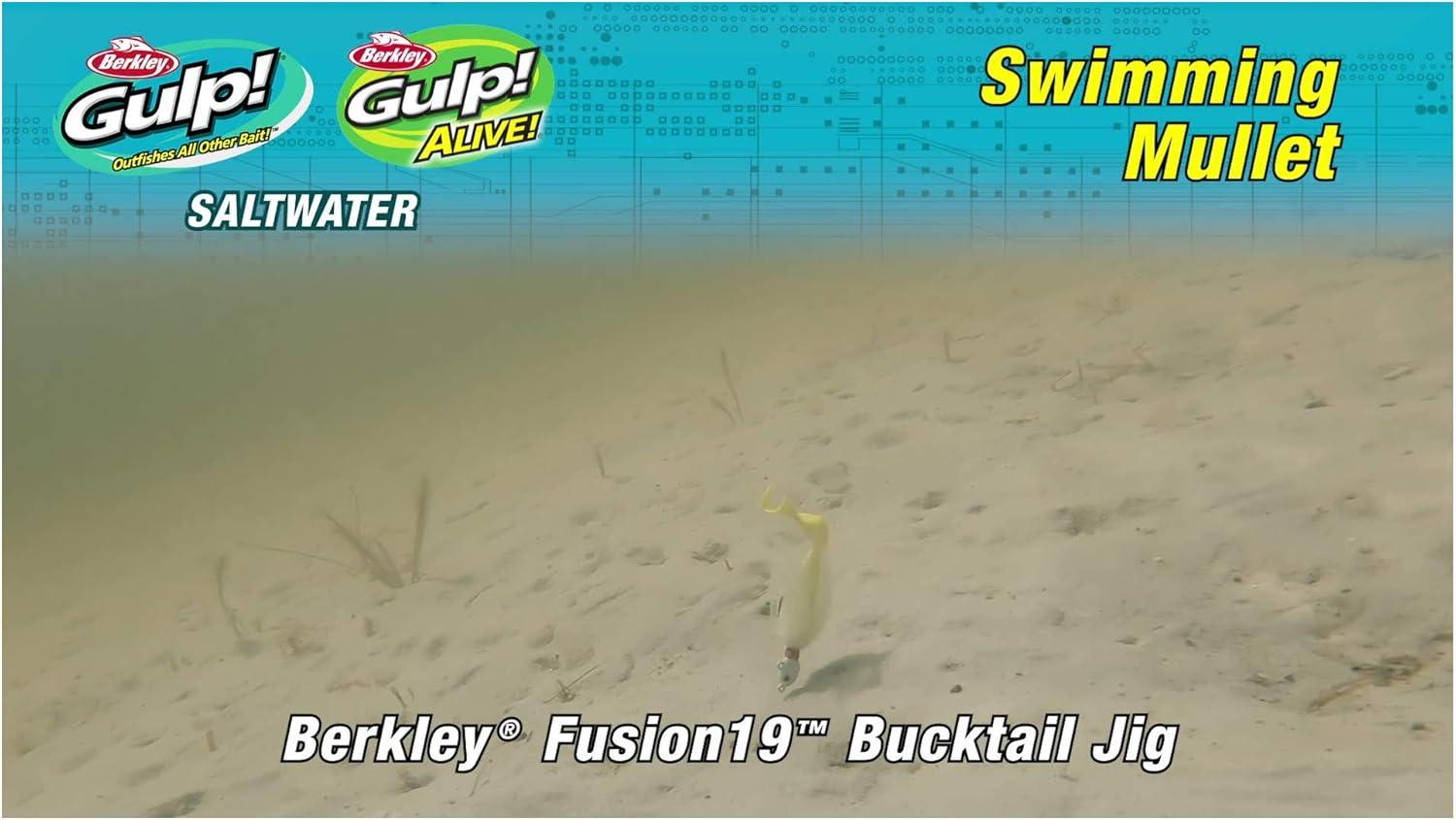 imageBerkley Gulp Alive Swimming Mullet Saltwater Fishing Soft BaitPink