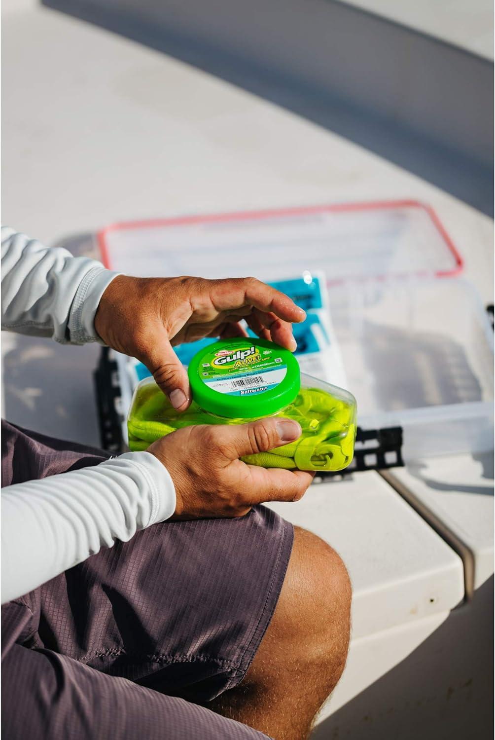 imageBerkley Gulp Alive Swimming Mullet Saltwater Fishing Soft BaitPink