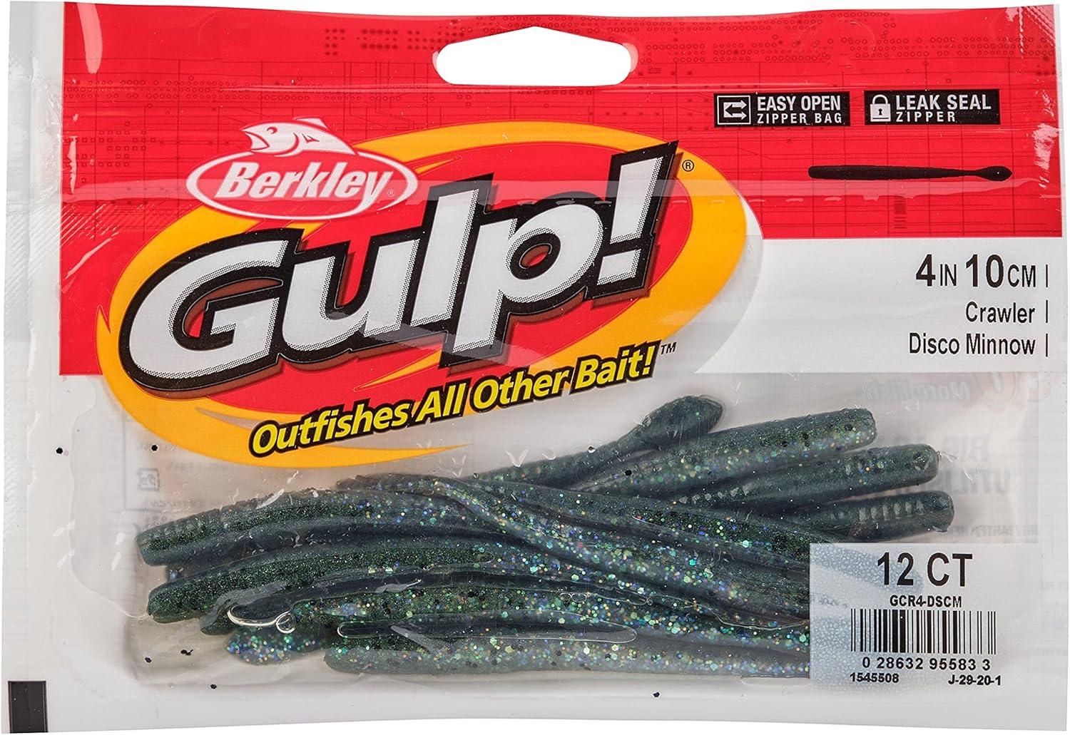 imageBerkley Gulp Crawler Fishing Soft BaitDisco Minnow