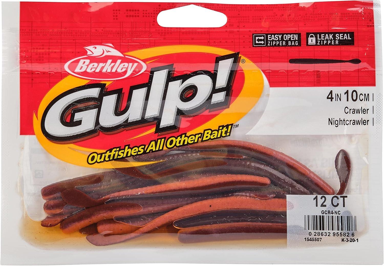 imageBerkley Gulp Crawler Fishing Soft BaitNightcrawler