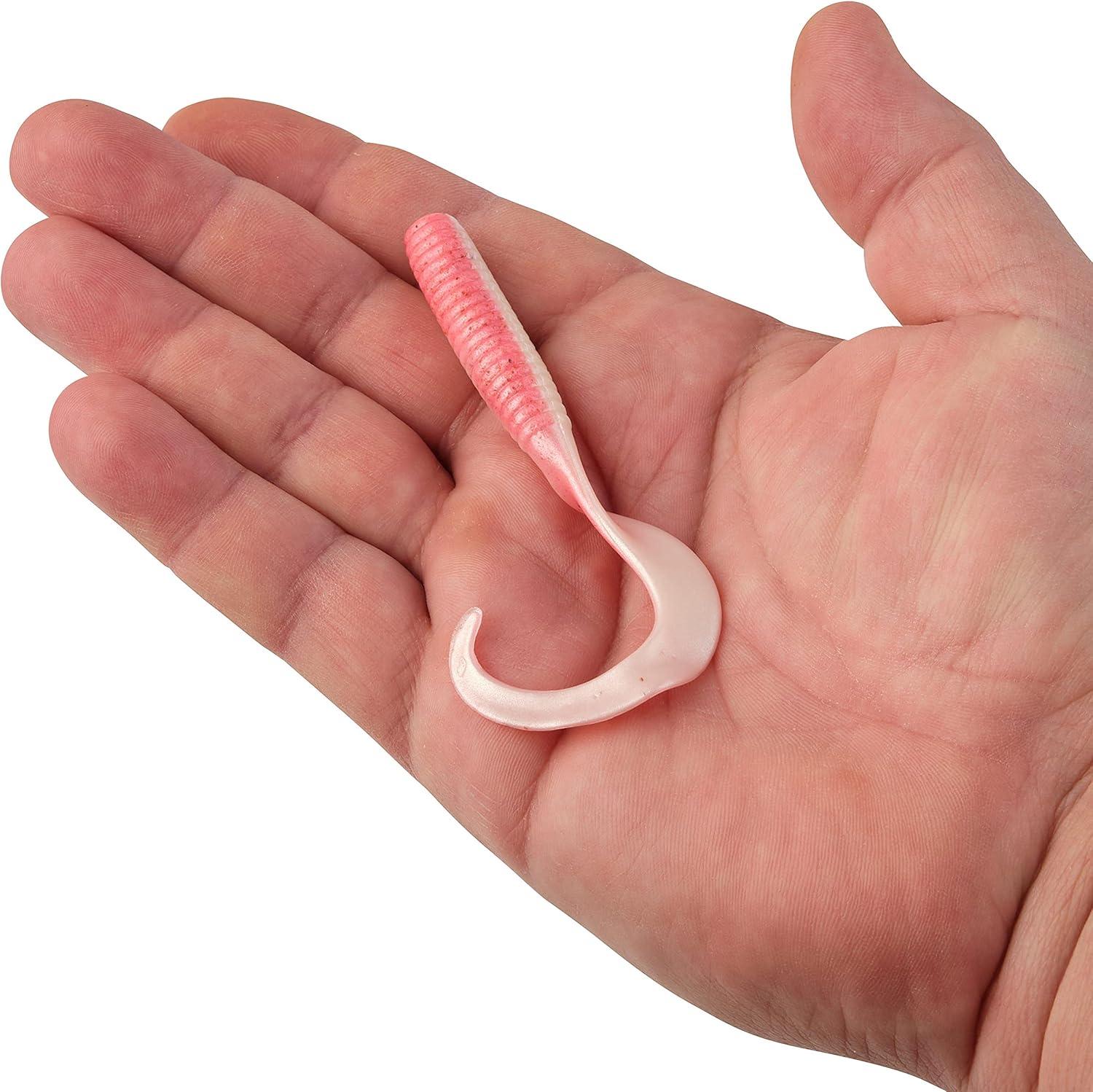 imageBerkley Gulp Grub Fishing Soft Bait Pink Shine 4quot