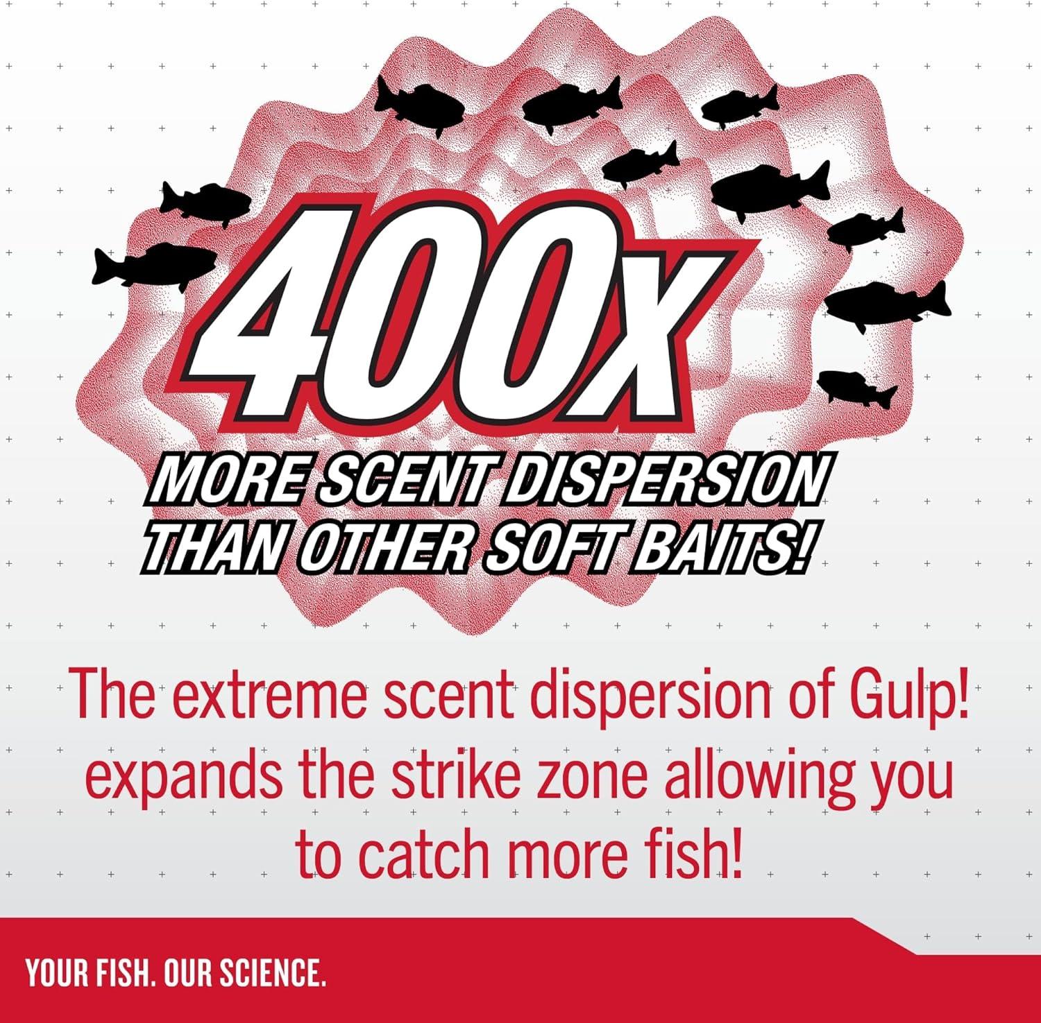 imageBerkley Gulp Leech Fishing Bait 3in Gold Leaf Extreme Scent Dispersion Enhanced Action ampamp Realistic Profile Ideal for Walleye and Bass Fishing