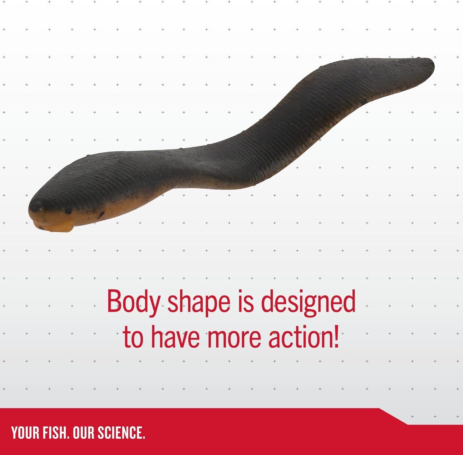 imageBerkley Gulp Leech Fishing Bait 3in Liquid Metal Extreme Scent Dispersion Enhanced Action ampamp Realistic Profile Ideal for Walleye and Bass Fishing