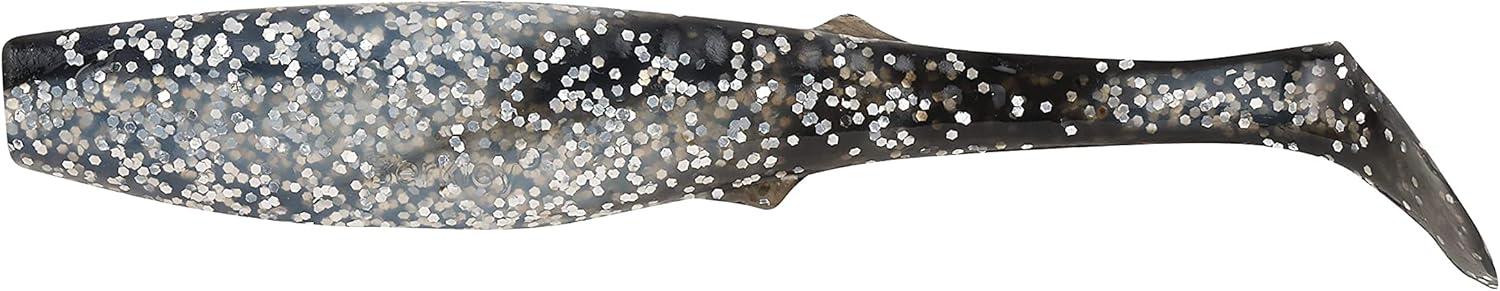 imageBerkley Gulp Paddleshad Fishing Soft BaitBlack Silver