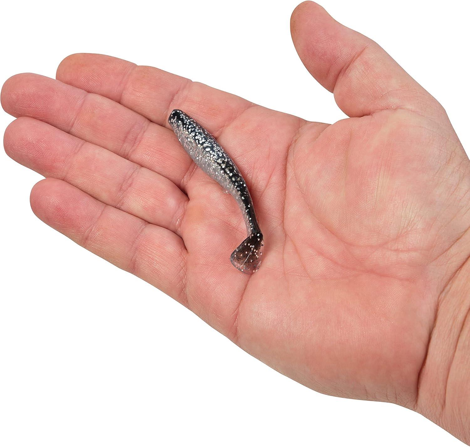 imageBerkley Gulp Paddleshad Fishing Soft BaitBlack Silver