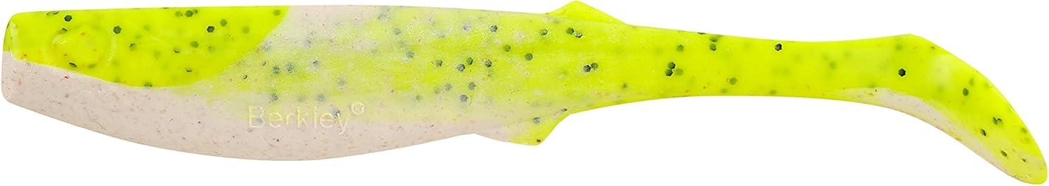 imageBerkley Gulp Paddleshad Fishing Soft BaitChartreuse Pepper Neon