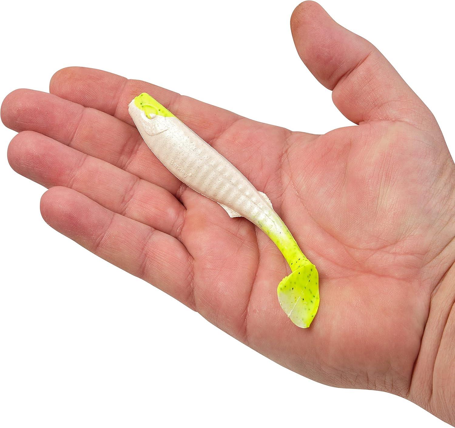 imageBerkley Gulp Paddleshad Fishing Soft BaitChartreuse Pepper Neon