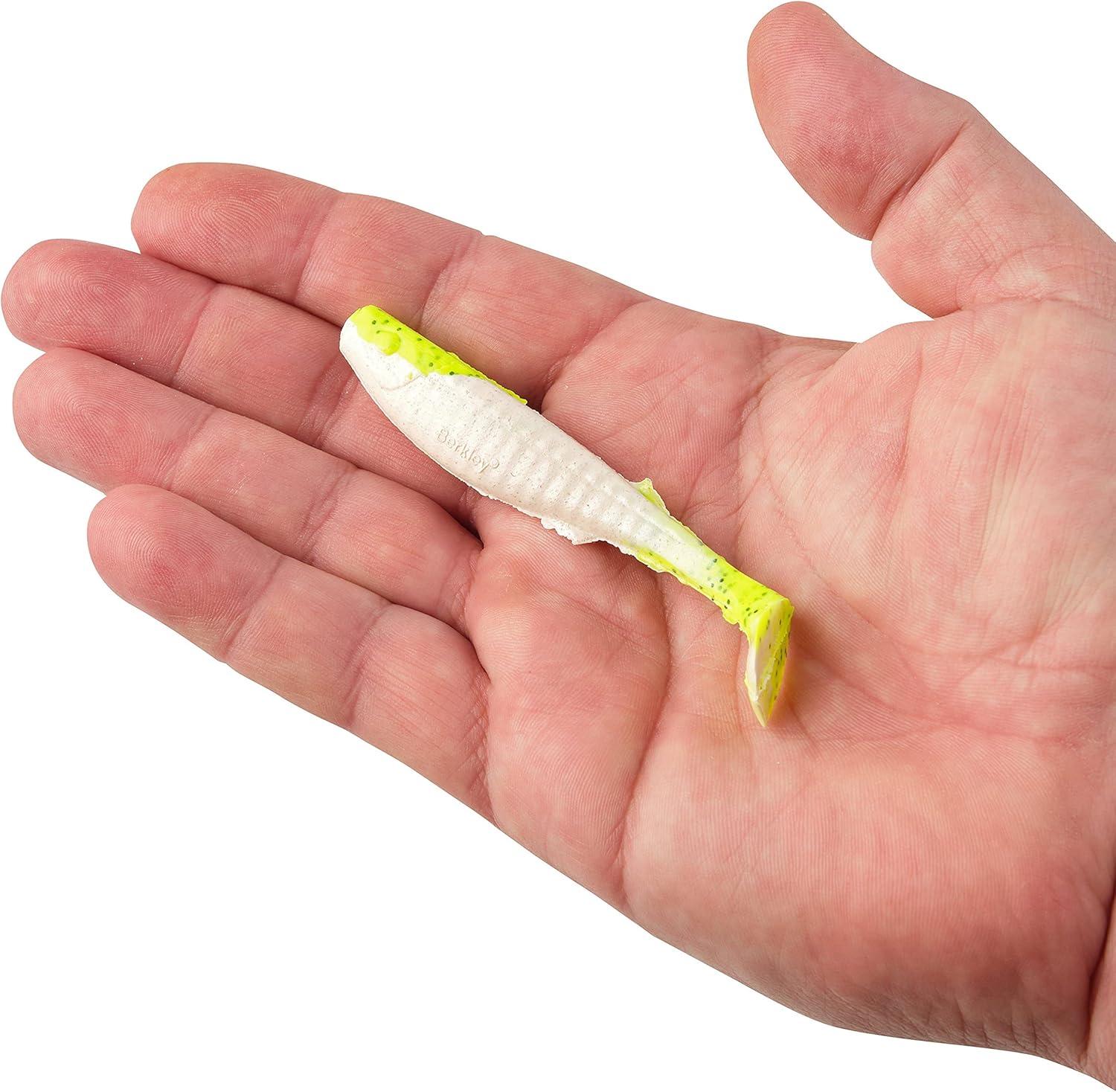 imageBerkley Gulp Paddleshad Fishing Soft BaitChartreuse Pepper Neon