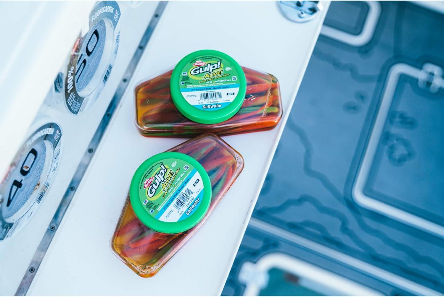 imageBerkley Gulp Saltwater Jerk Shad Fishing Soft BaitNuclear Chicken