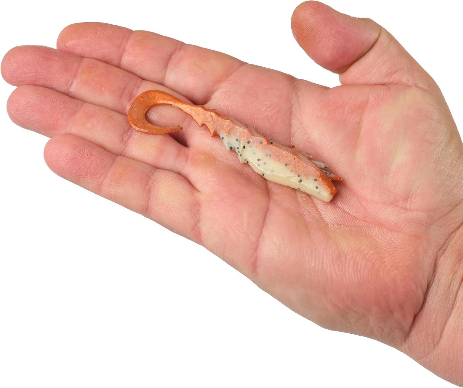 imageBerkley Gulp Saltwater Nemesis Prawn Curl TailViolet Haze Fleck