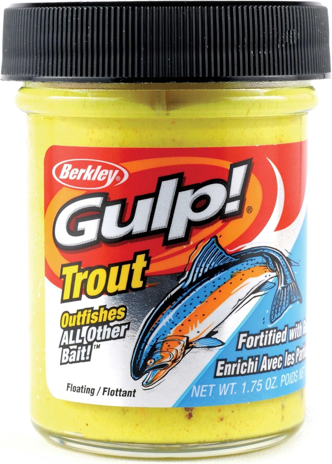 imageBerkley Gulp Trout Fishing Dough BaitChunky Chartreuse