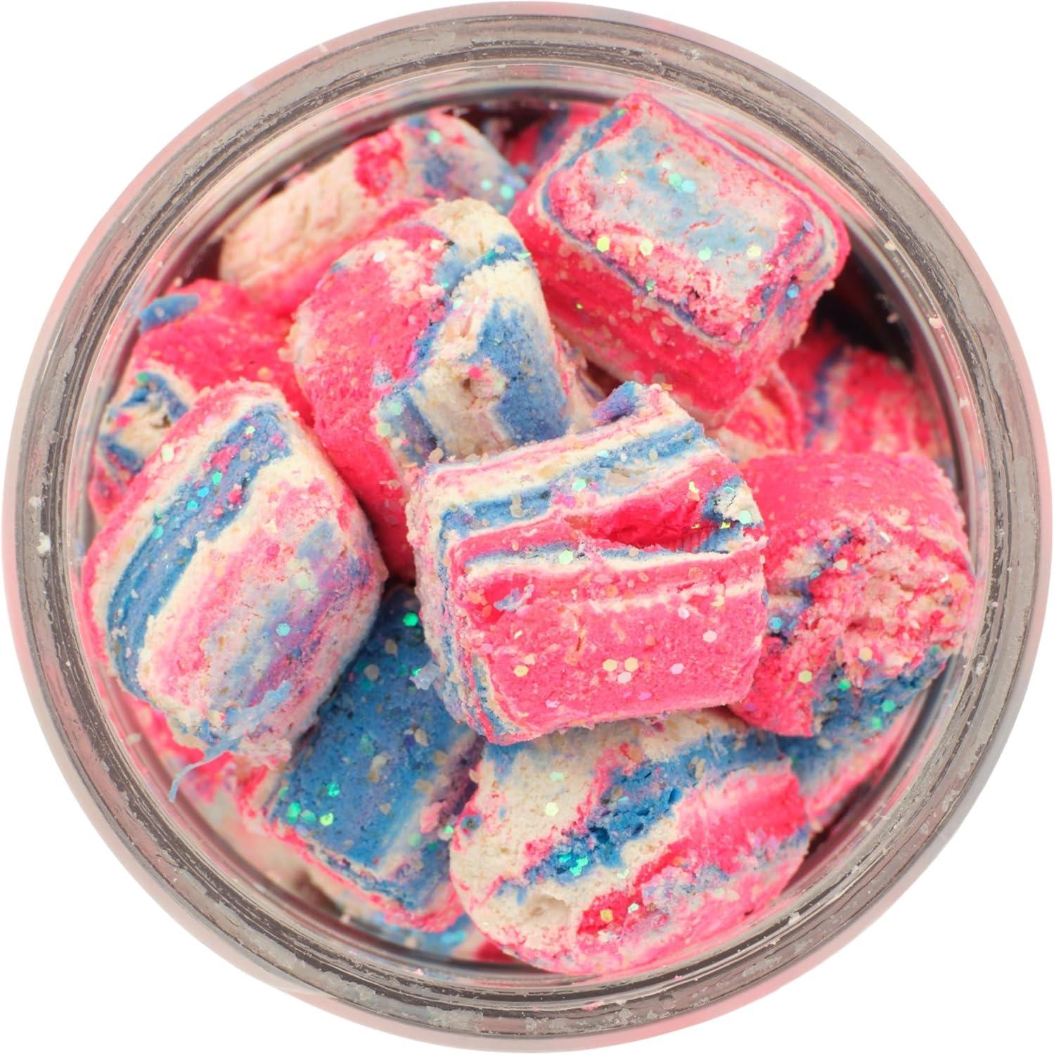 imageBerkley Gulp Trout Nuggets Dough Bait Scented and Flavored Soft Bait for Freshwater Fishing Designed to Attract Trout High VisibilityBomb Pop