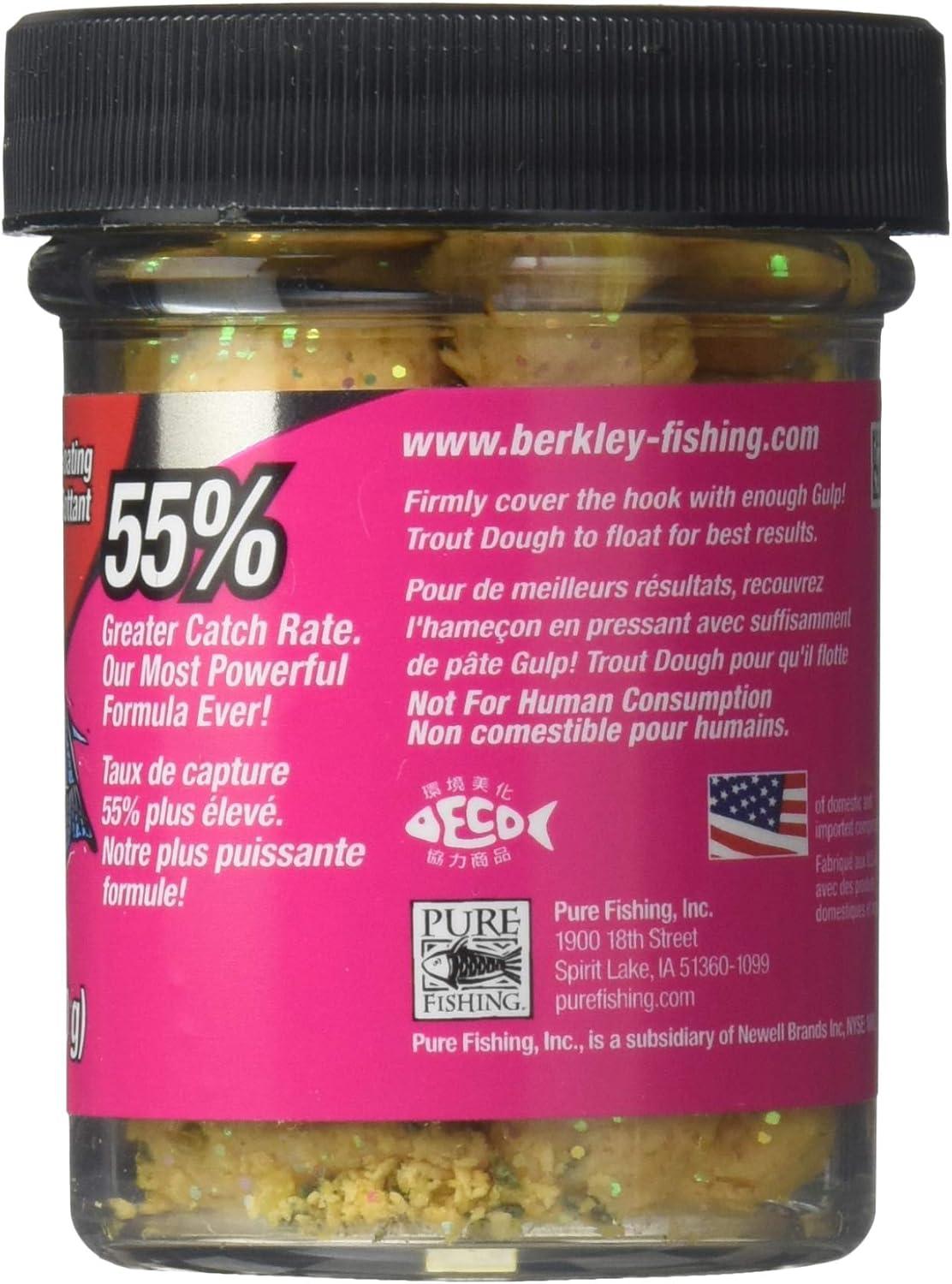 imageBerkley Gulp Trout Nuggets Dough Bait Scented and Flavored Soft Bait for Freshwater Fishing Designed to Attract Trout High VisibilityChunky Cheese