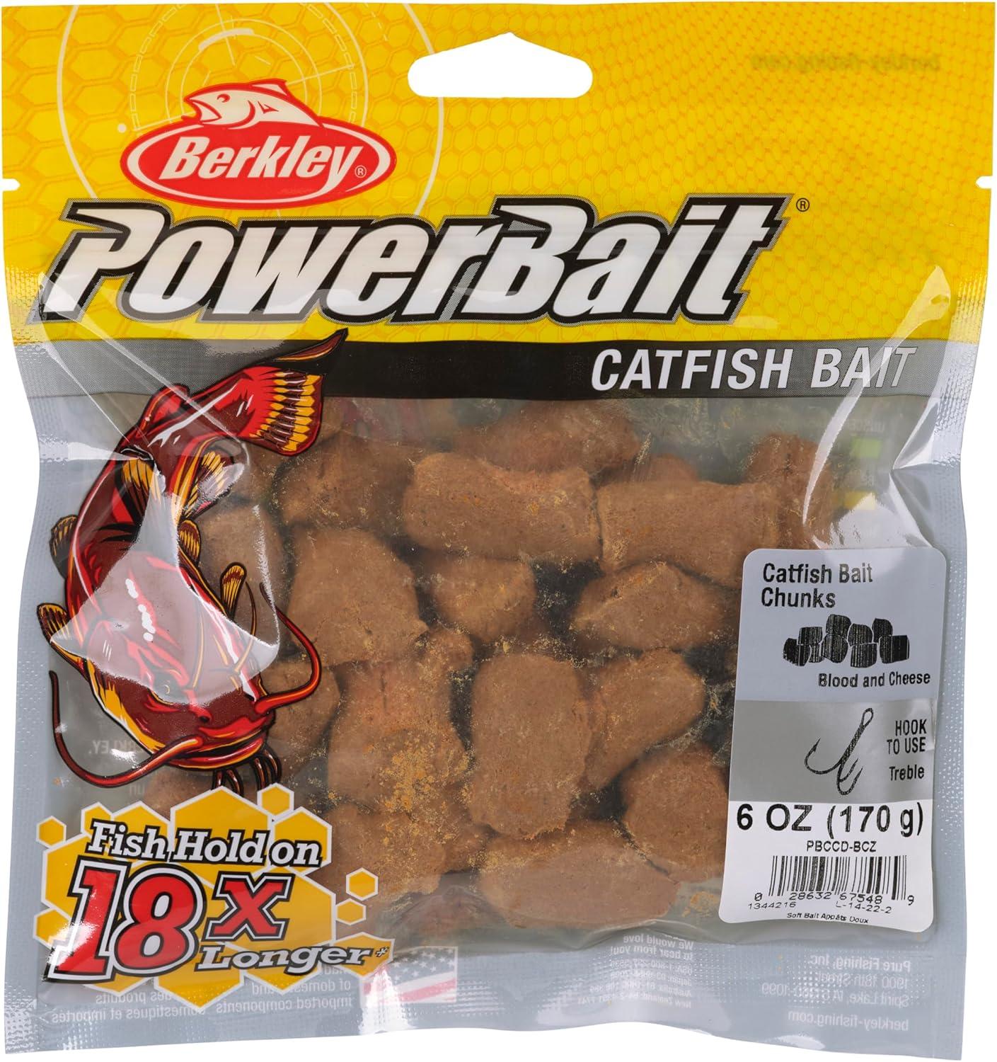 imageBerkley PowerBait Catfish Bait Chunks Fishing Dough BaitBlood and Cheese