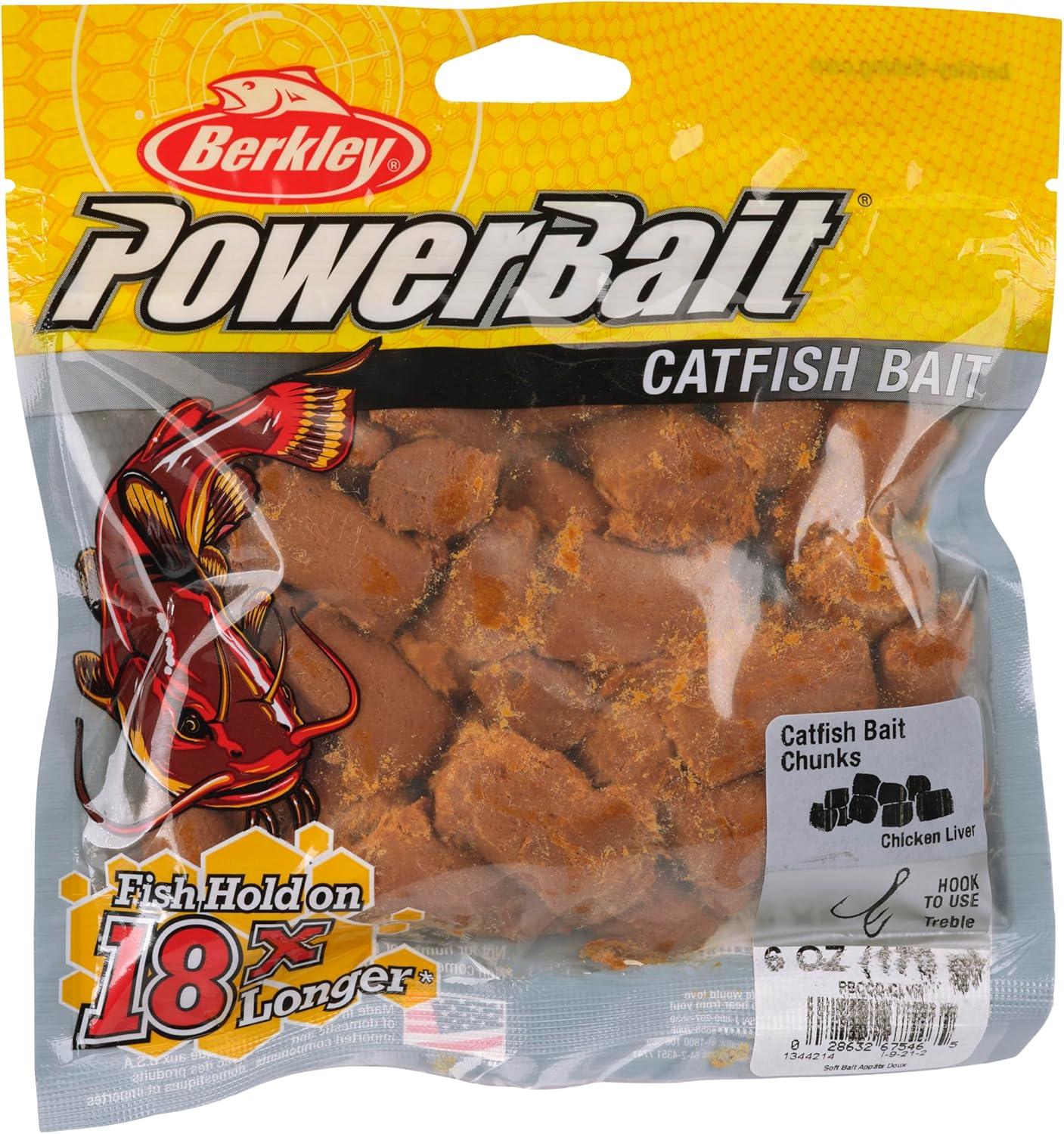 imageBerkley PowerBait Catfish Bait Chunks Fishing Dough BaitChicken Liver