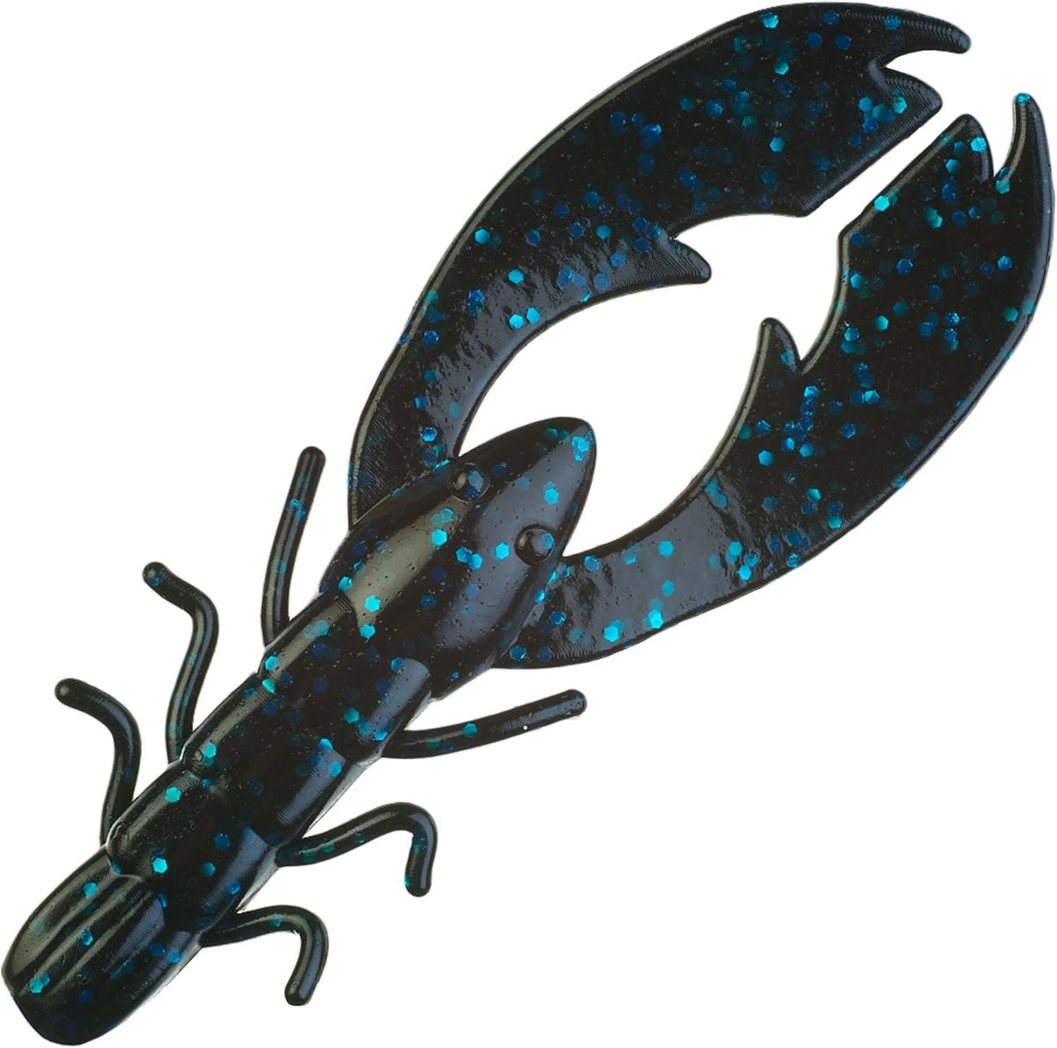 imageBerkley PowerBait Chigger CrawBlack Blue Fleck3quot 10 Count