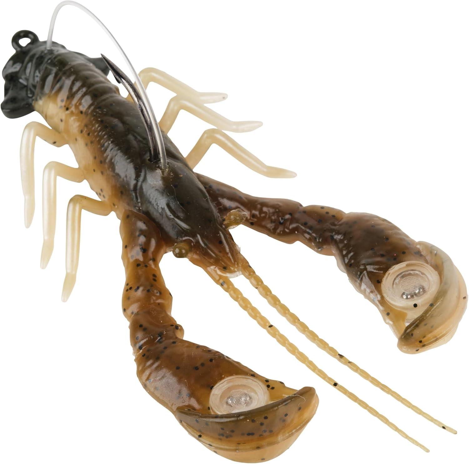 imageBerkley PowerBait Clatter Craw Fishing Soft BaitGreen Pumpkin Crme