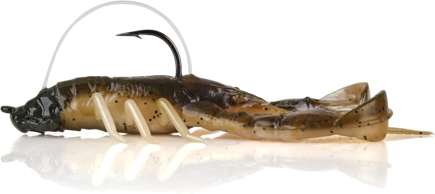 imageBerkley PowerBait Clatter Craw Fishing Soft BaitGreen Pumpkin Crme