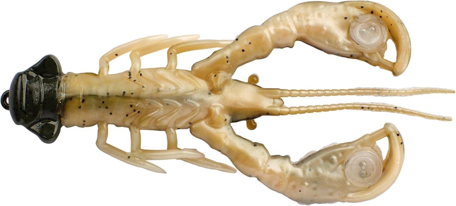 imageBerkley PowerBait Clatter Craw Fishing Soft BaitGreen Pumpkin Crme