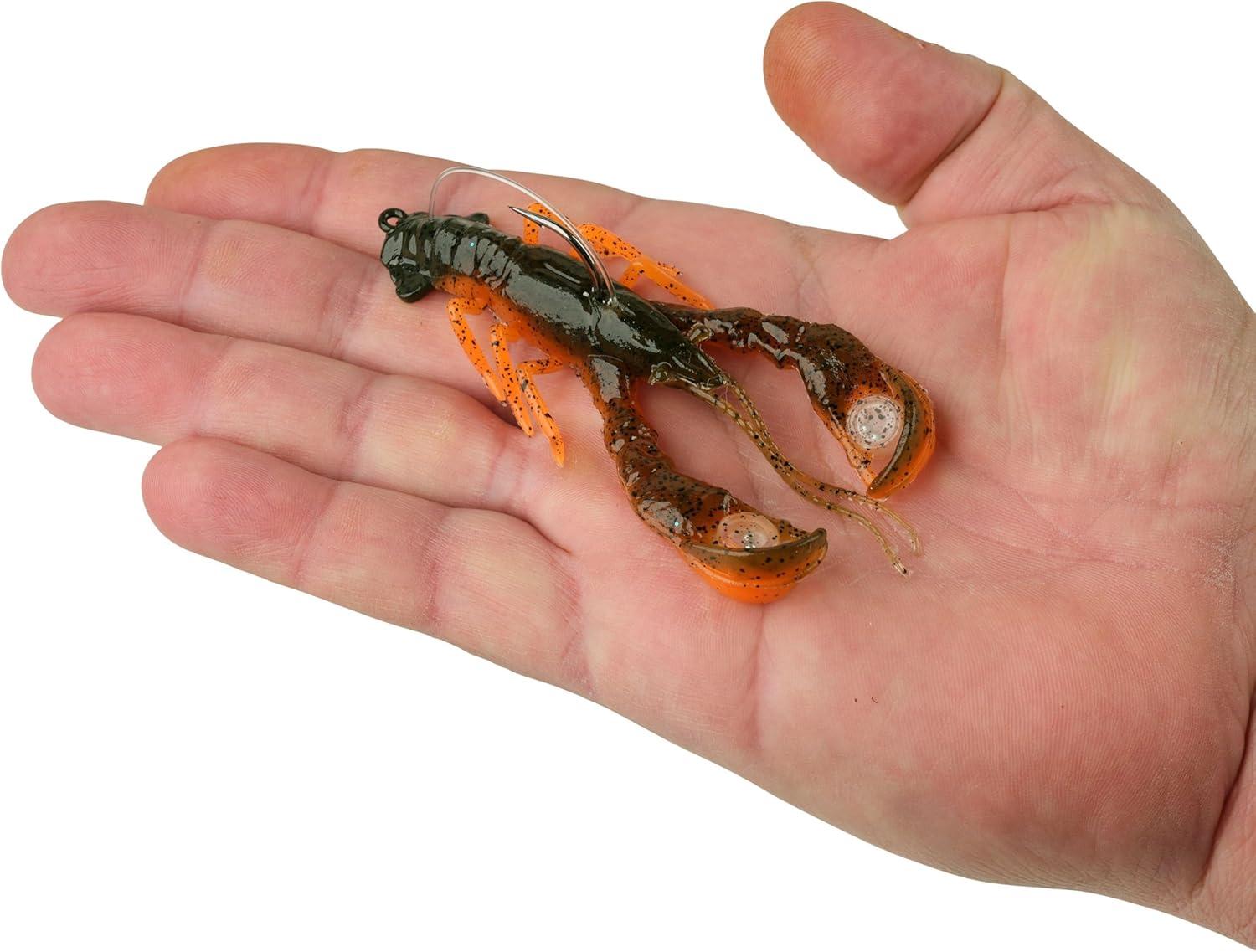 imageBerkley PowerBait Clatter Craw Fishing Soft BaitGreen Pumpkin Orange