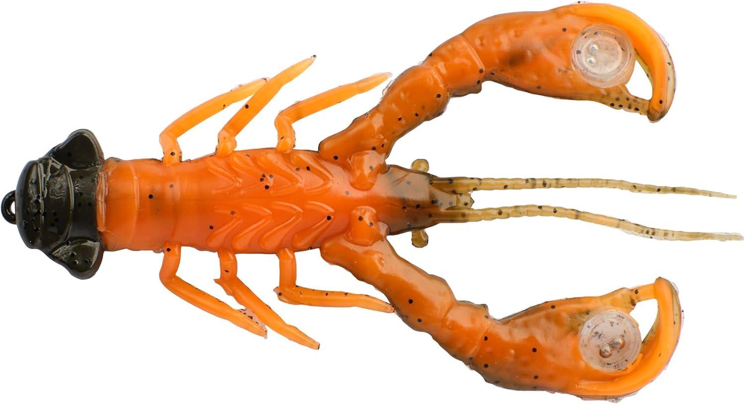 imageBerkley PowerBait Clatter Craw Fishing Soft BaitGreen Pumpkin Orange