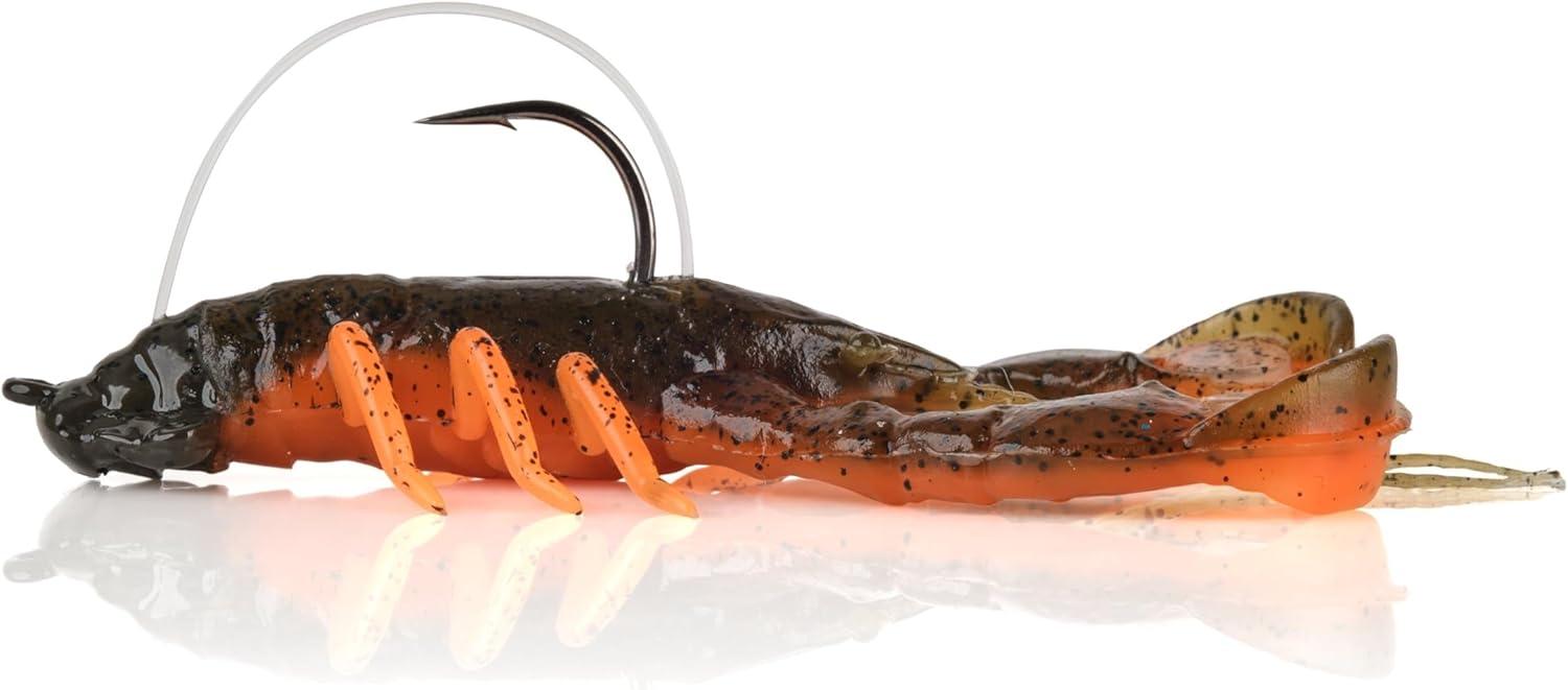 imageBerkley PowerBait Clatter Craw Fishing Soft BaitGreen Pumpkin Orange