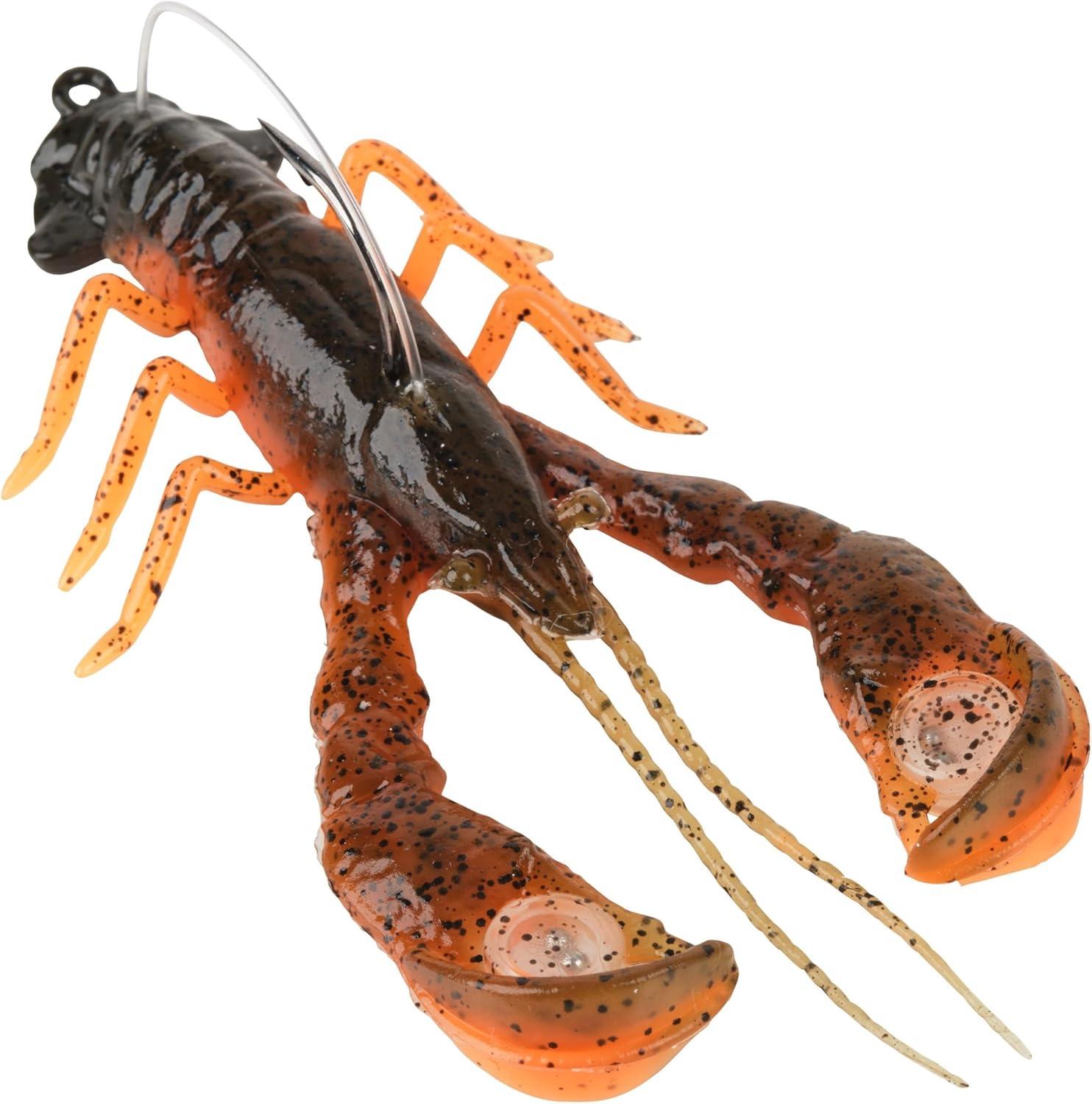 imageBerkley PowerBait Clatter Craw Fishing Soft BaitGreen Pumpkin Orange