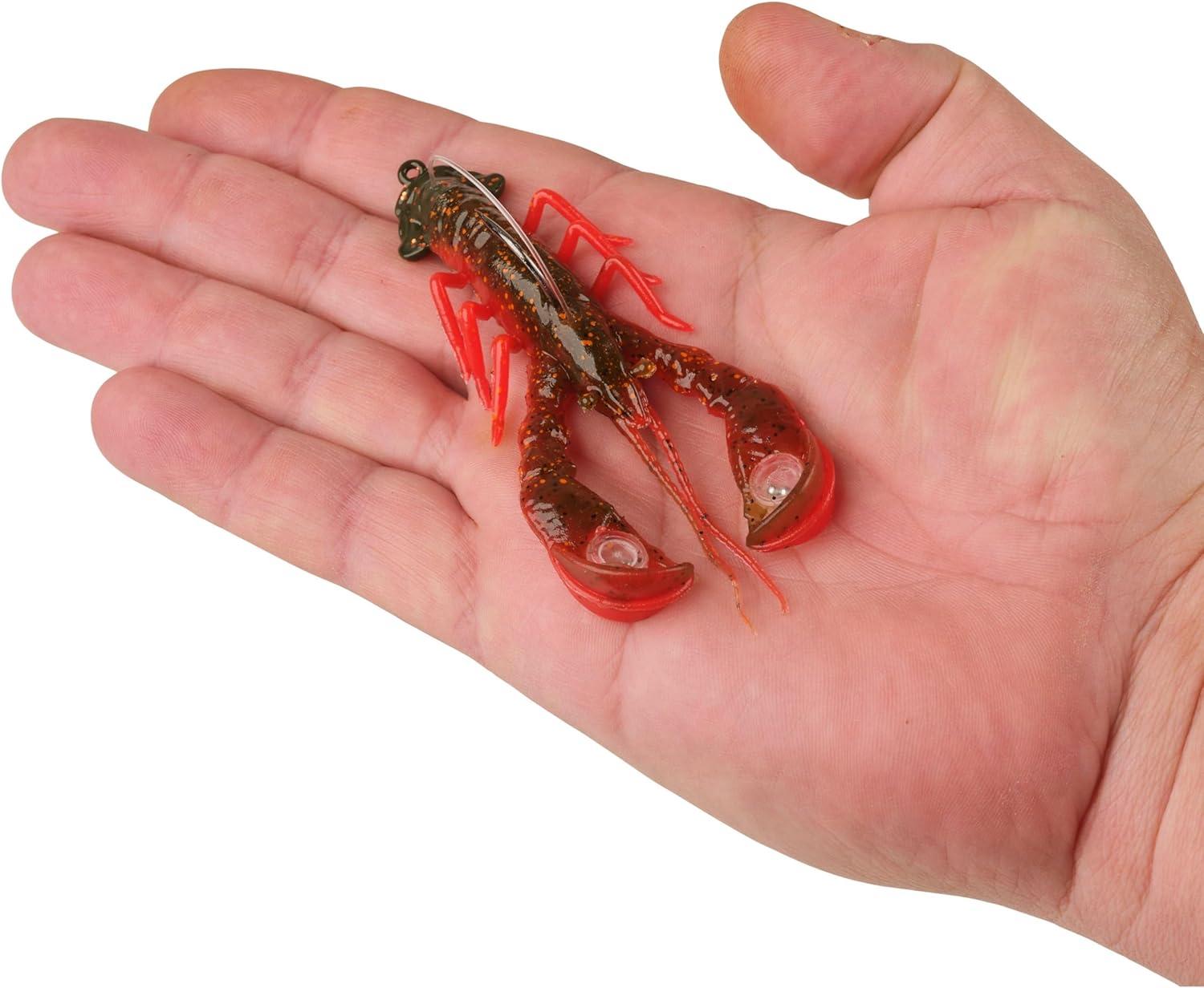 imageBerkley PowerBait Clatter Craw Fishing Soft BaitWatermelon Red