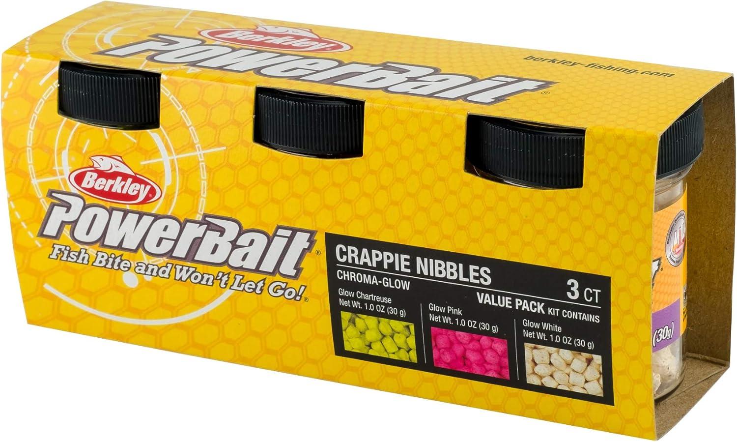 imageBerkley PowerBait Crappie Nibbles Dough Fishing BaitAssorted 3 Pk