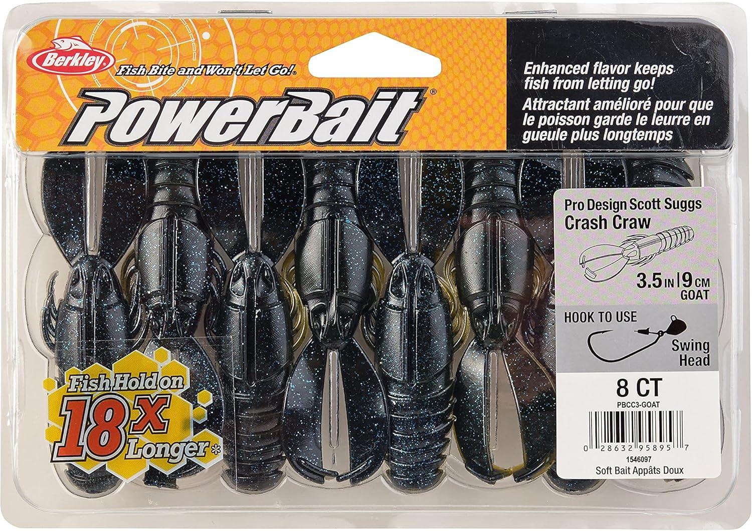 imageBerkley PowerBait Crash Craw Fishing Soft BaitGoat