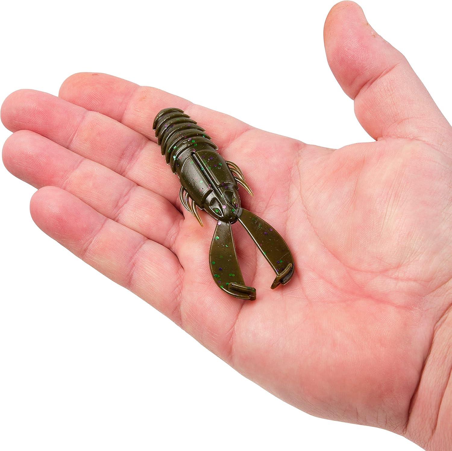 imageBerkley PowerBait Crash Craw Fishing Soft BaitGreen Pumpkin Party