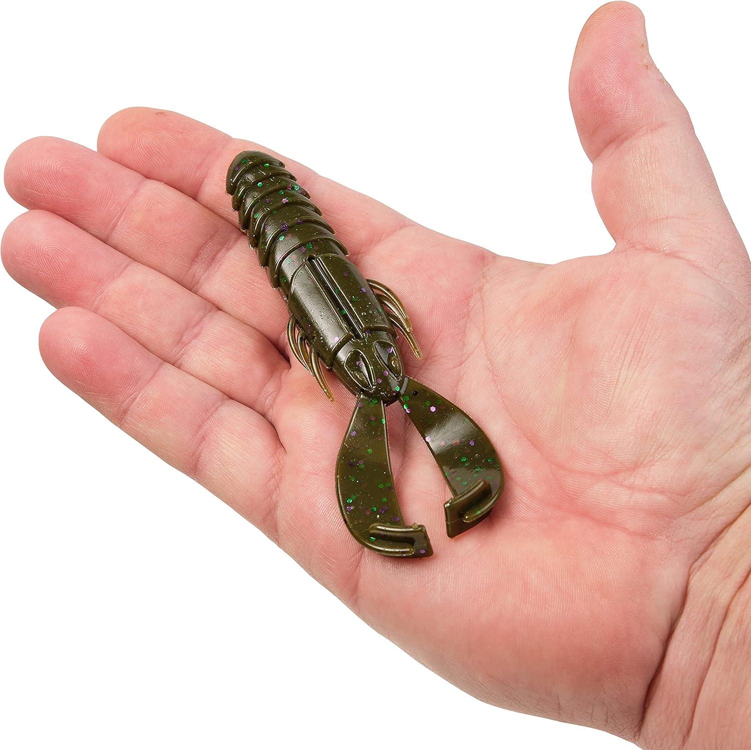 imageBerkley PowerBait Crash Craw Fishing Soft BaitGreen Pumpkin Party