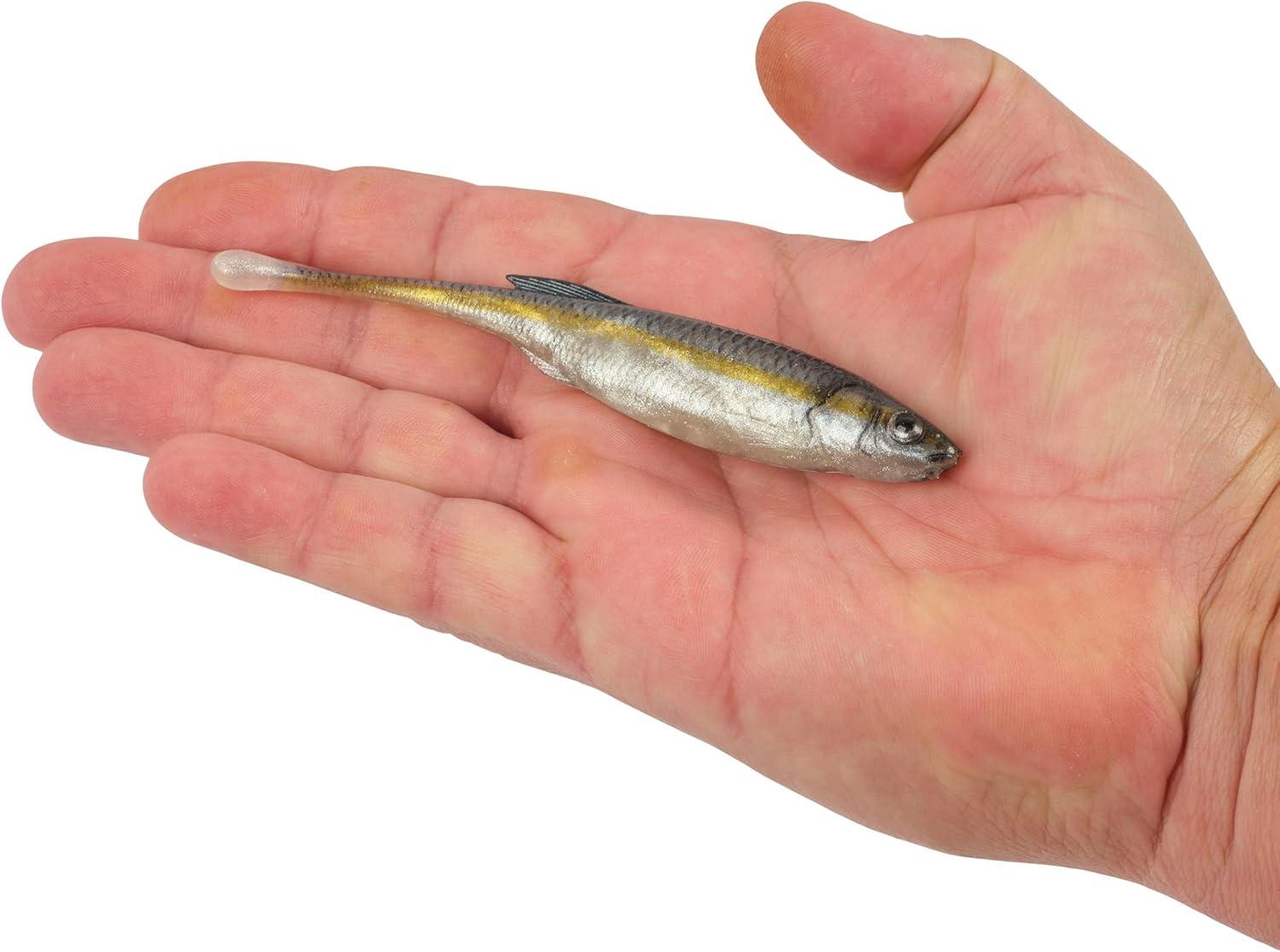 imageBerkley PowerBait Drip Minnow Fishing Soft BaitBlack Shad