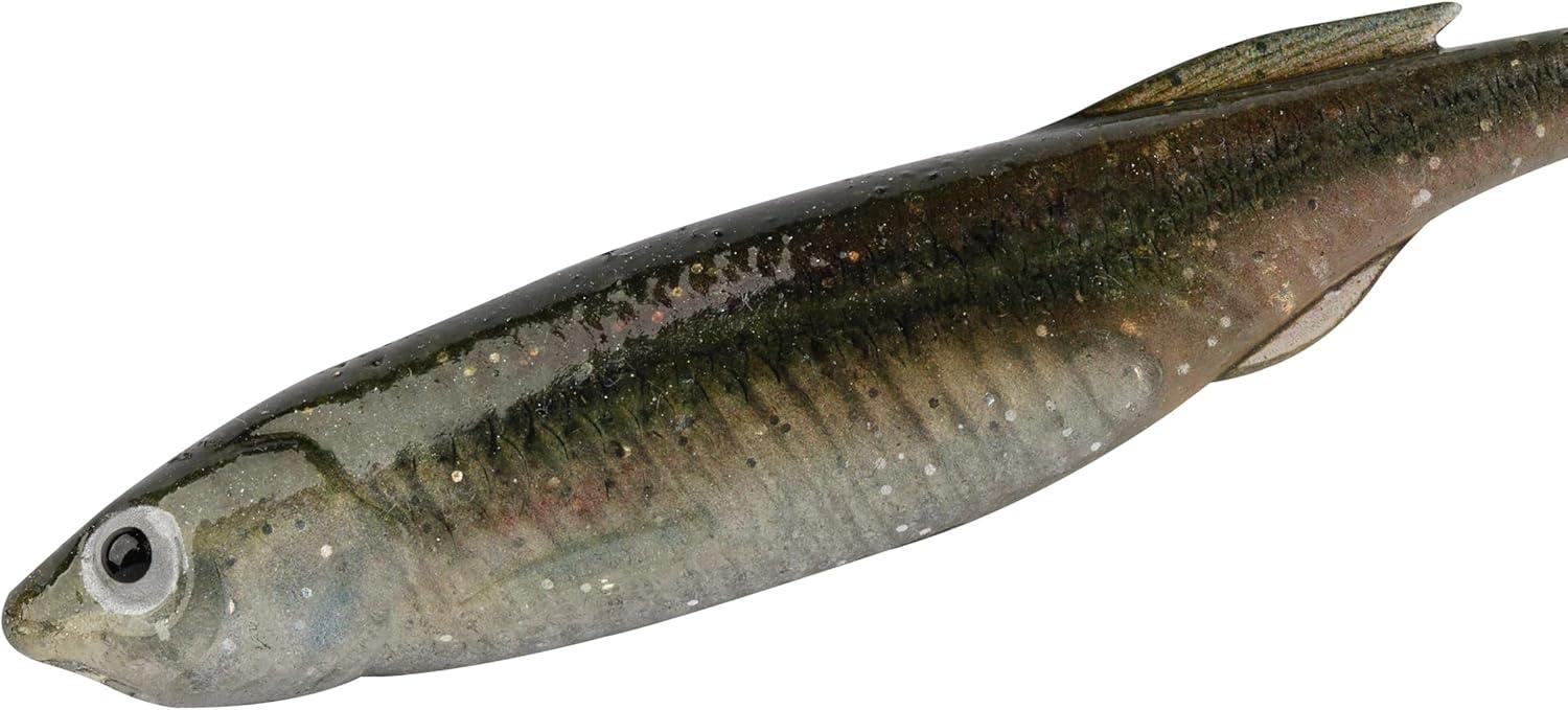 imageBerkley PowerBait Drip Minnow Fishing Soft BaitHD Spottail Shiner