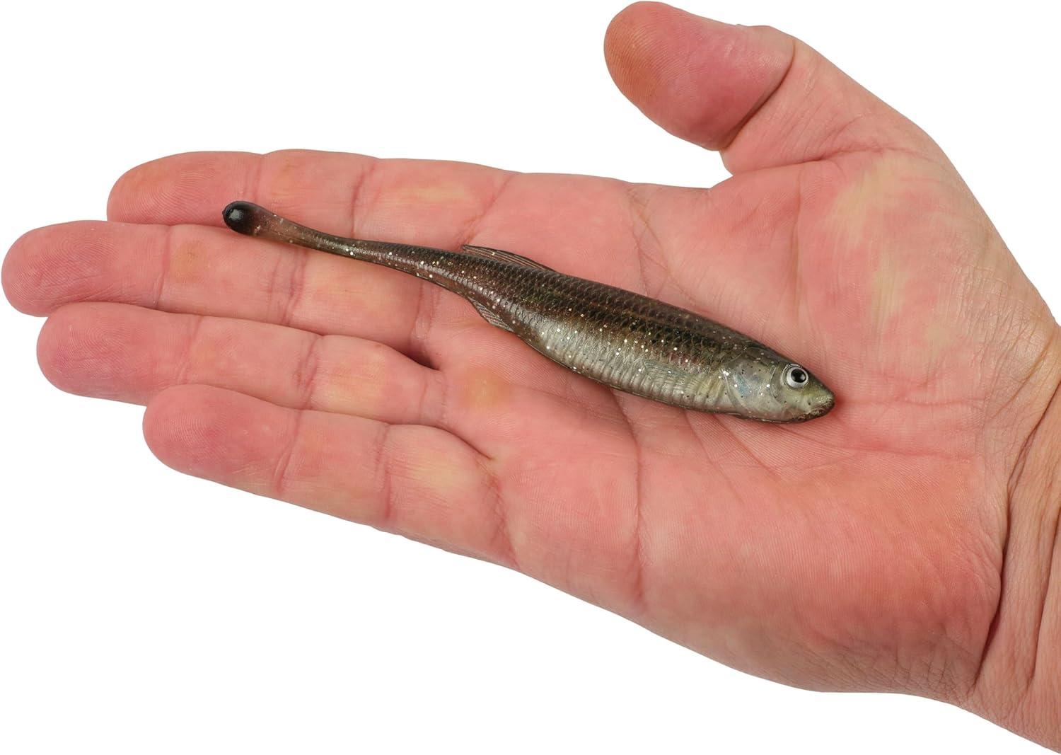 imageBerkley PowerBait Drip Minnow Fishing Soft BaitHD Spottail Shiner