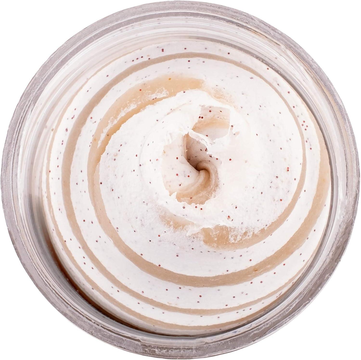 imageBerkley PowerBait Glitter ChromaGlow Fishing Dough Bait Mallow Glow Red Fleck