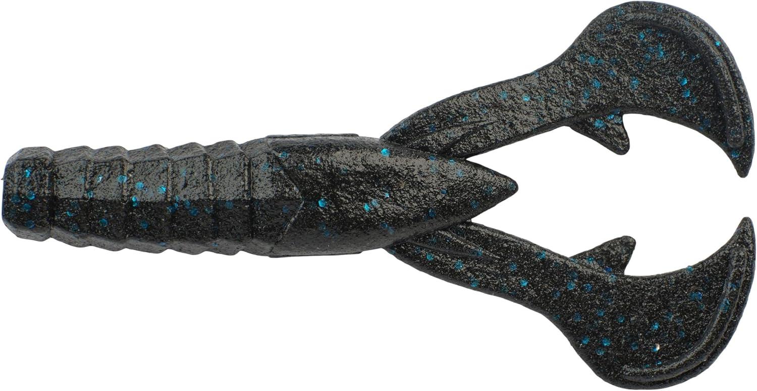 imageBerkley PowerBait MaxScent Crud CrawBlack Blue Fleck