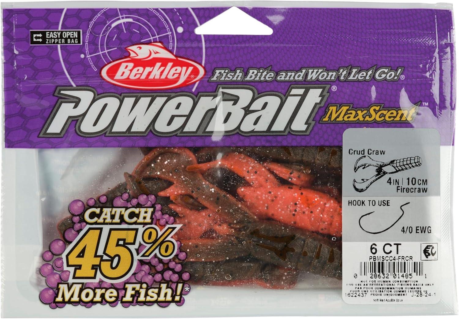 imageBerkley PowerBait MaxScent Crud CrawFire Craw