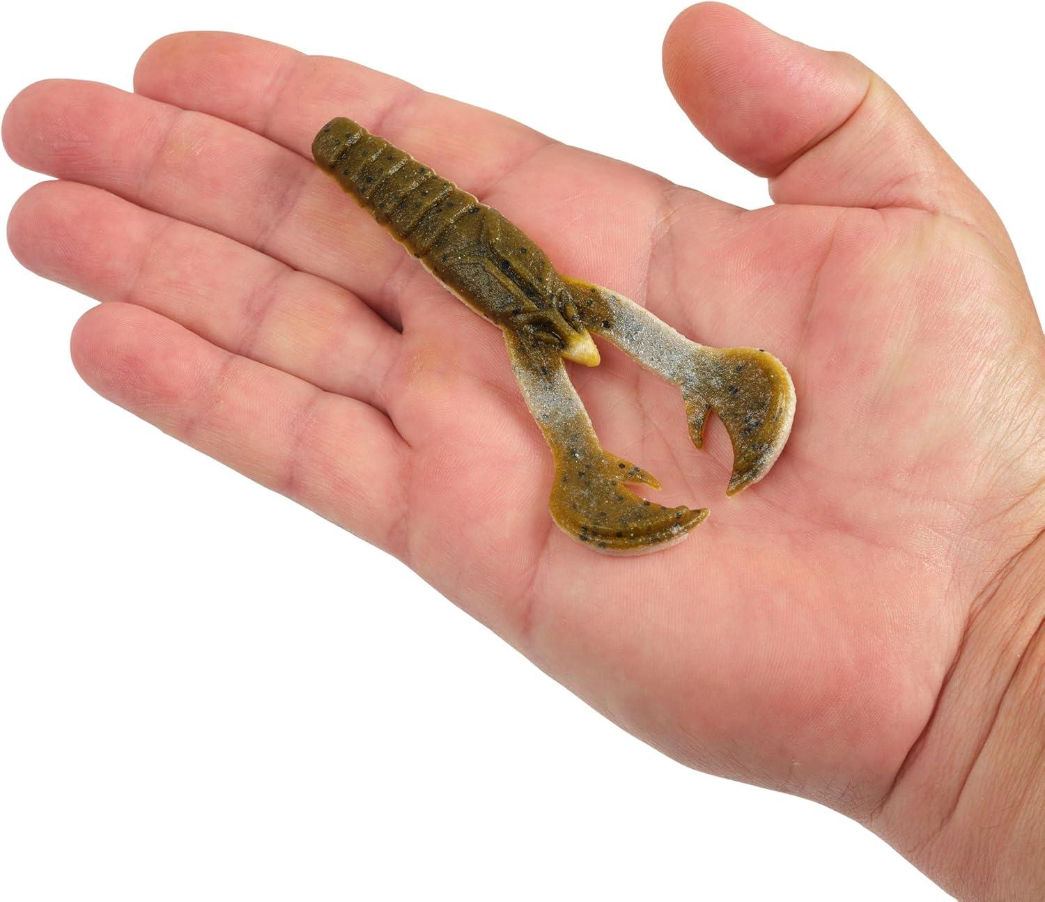 imageBerkley PowerBait MaxScent Crud CrawGreen Pumpkin Pearl White