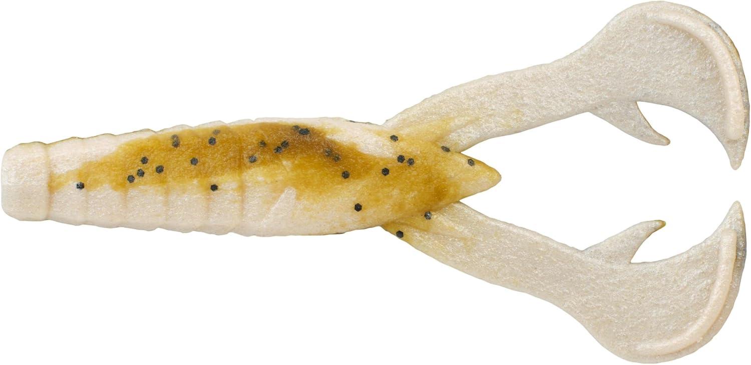 imageBerkley PowerBait MaxScent Crud CrawGreen Pumpkin Pearl White