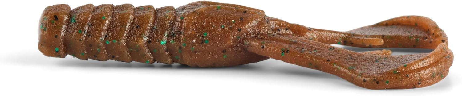 imageBerkley PowerBait MaxScent Crud CrawPumpkin Green Fleck