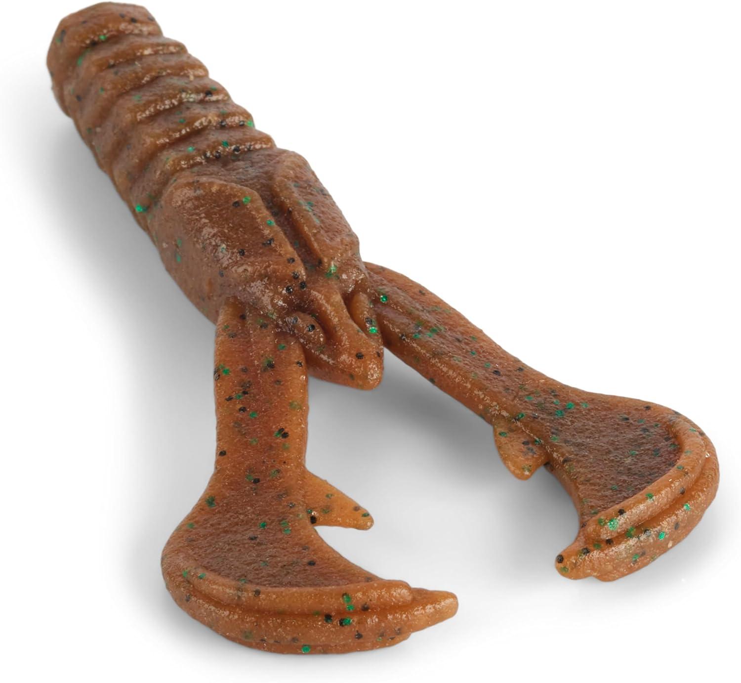 imageBerkley PowerBait MaxScent Crud CrawPumpkin Green Fleck