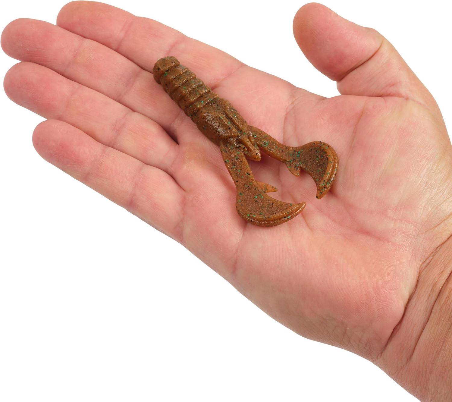 imageBerkley PowerBait MaxScent Crud CrawPumpkin Green Fleck