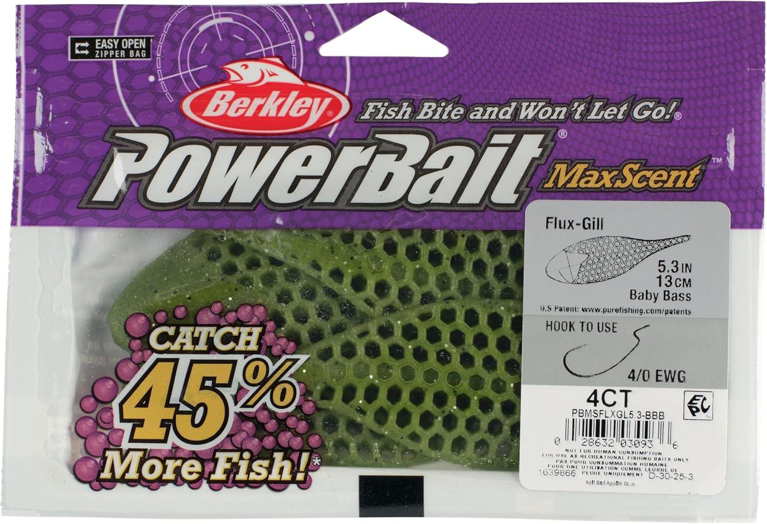 imageBerkley PowerBait MaxScent FluxGillBaby Bass