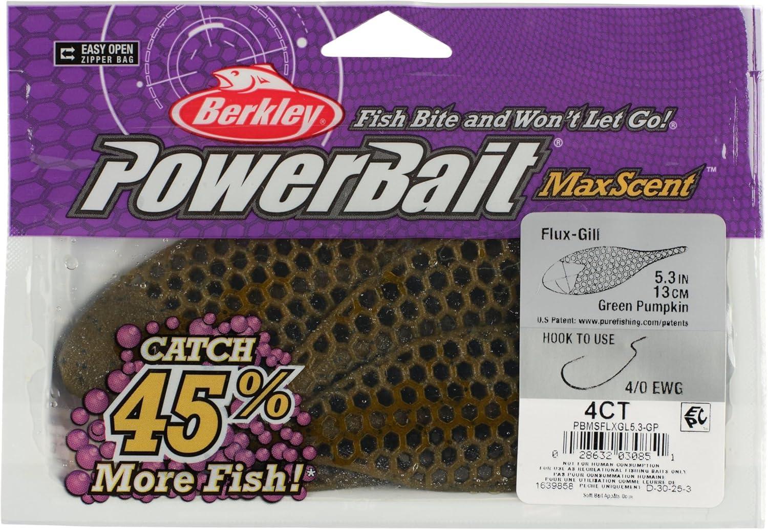 imageBerkley PowerBait MaxScent FluxGillGreen Pumpkin