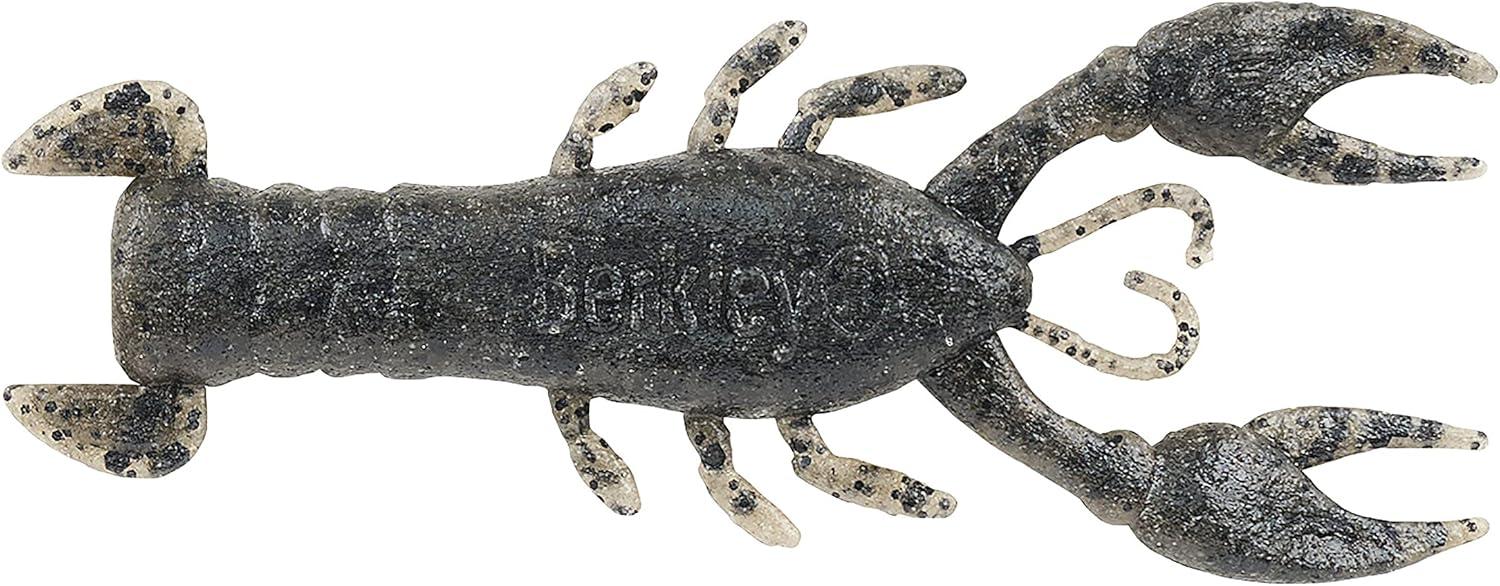 imageBerkley PowerBait MaxScent Lil Trooper Fishing Soft BaitBlack Powder