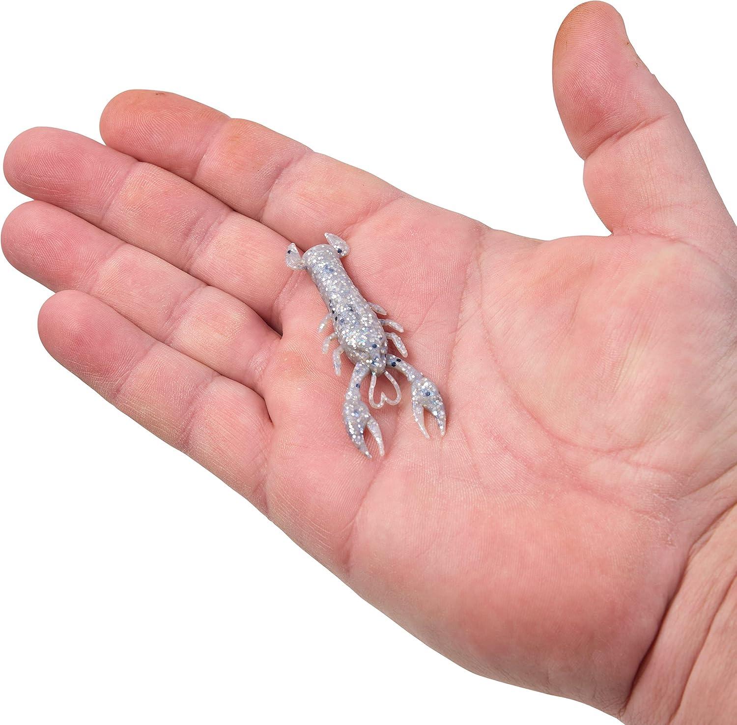 imageBerkley PowerBait MaxScent Lil Trooper Fishing Soft BaitBlue Pearl Black Hologram