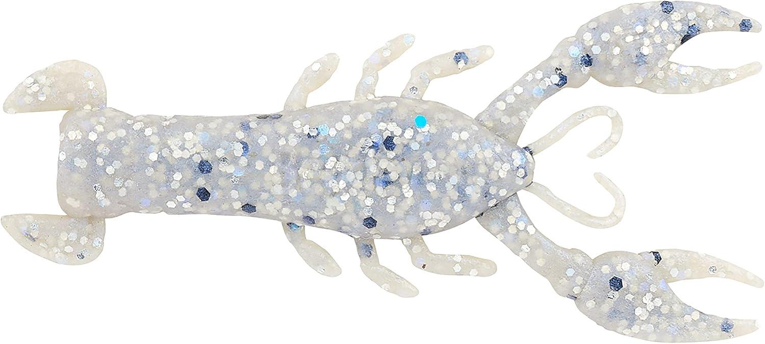 imageBerkley PowerBait MaxScent Lil Trooper Fishing Soft BaitBlue Pearl Black Hologram