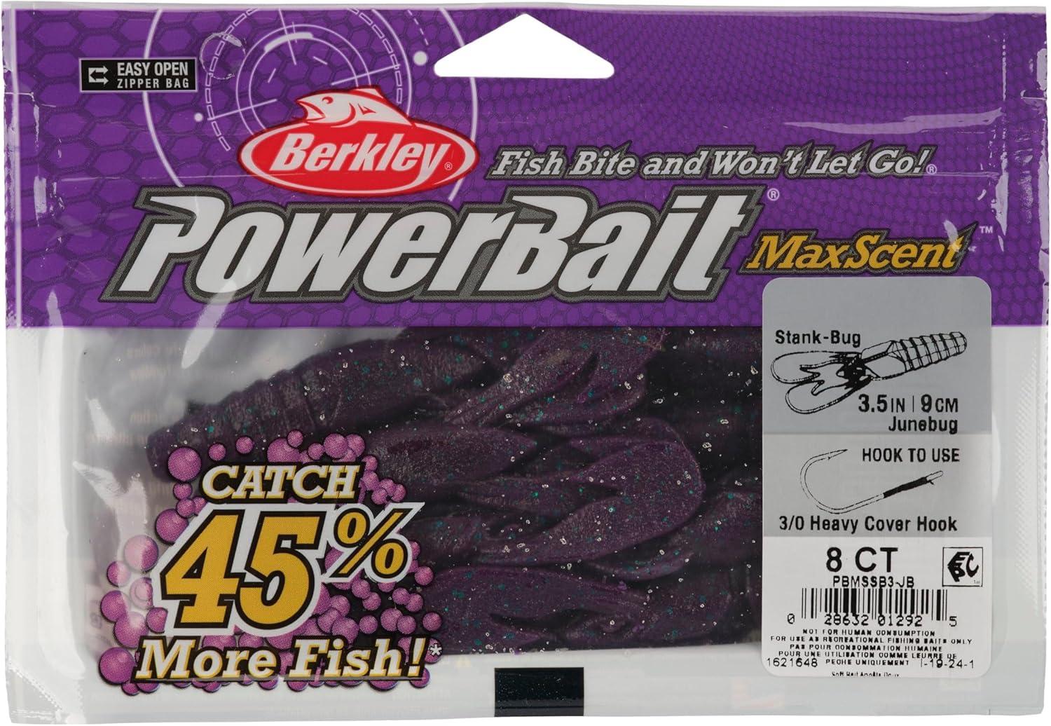 imageBerkley PowerBait MaxScent StankBug Fishing Soft BaitJune Bug